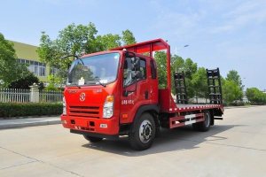 這款國六挖機平板運輸車很火，關注沒？